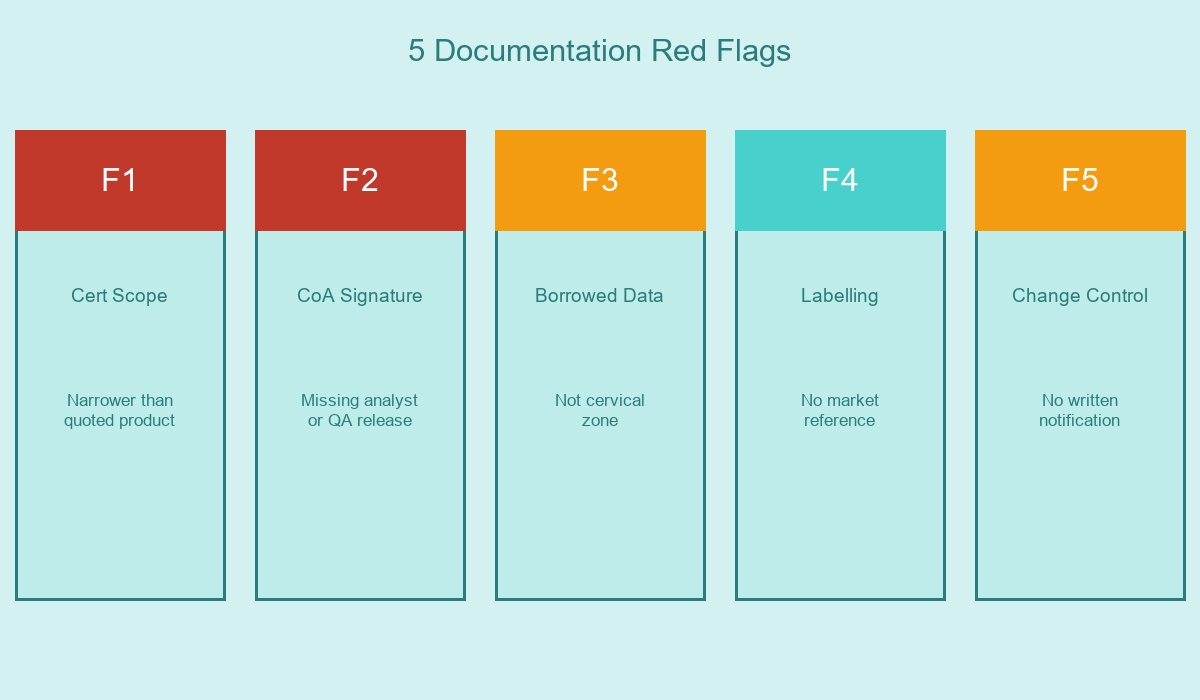 5 Documentation Red Flags